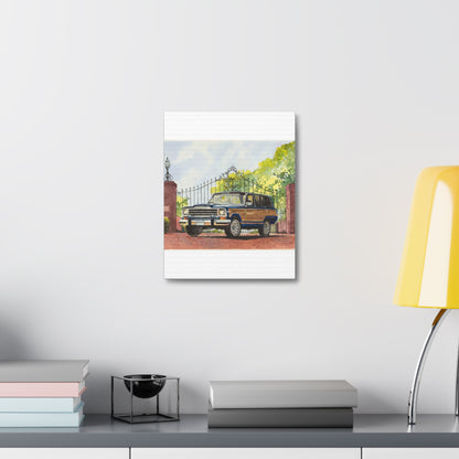Wagoneer At the Gates Stretched Canvas Art