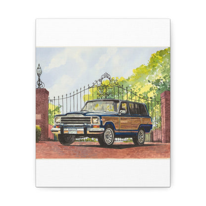 Wagoneer At the Gates Stretched Canvas Art