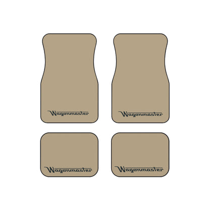 Wagonmaster Custom Fit Floor Mats - Tan with Black Logo