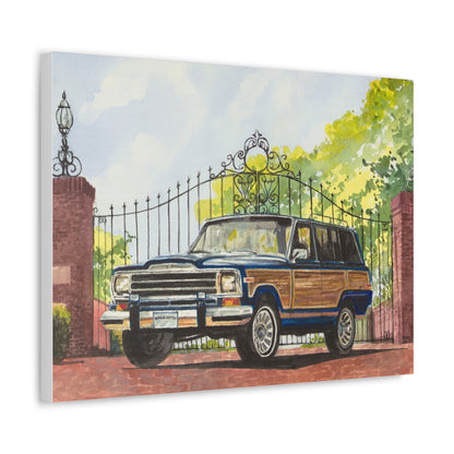 Wagoneer At the Gates Stretched Canvas Art