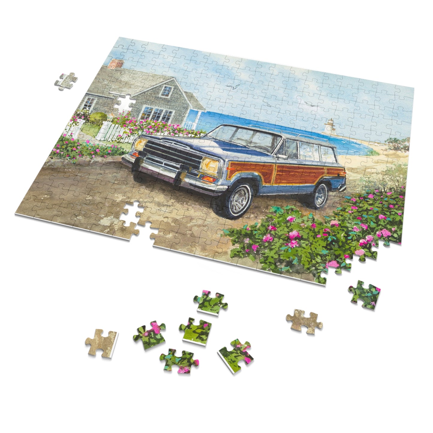 Nantucket Wagoneer Jigsaw Puzzle (with Tin)
