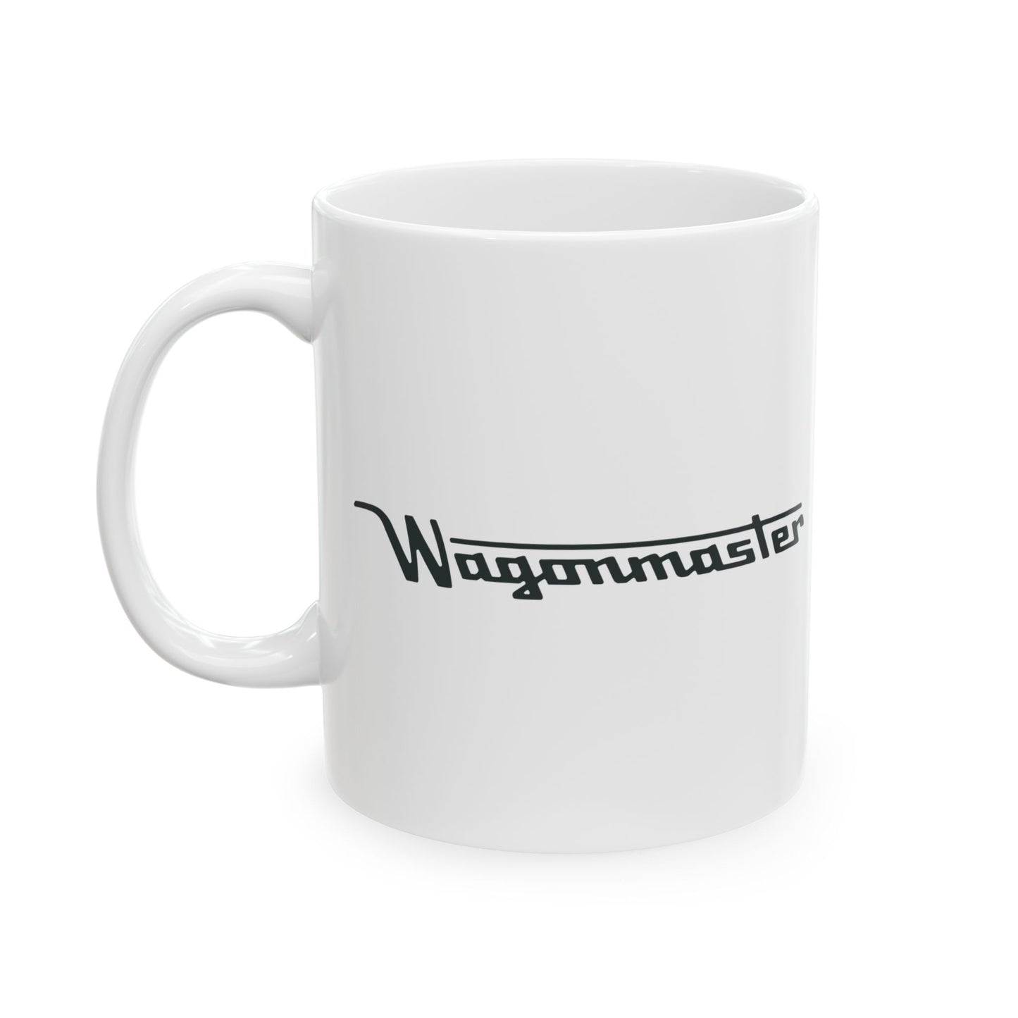 Ceramic Mug — Retro Coffee Cup (11oz/15oz) - White