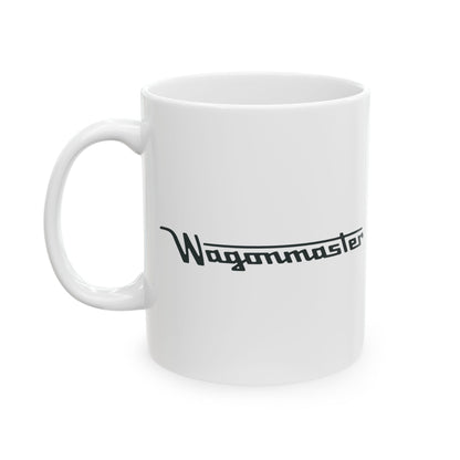 Ceramic Mug — Retro Coffee Cup (11oz/15oz) - White