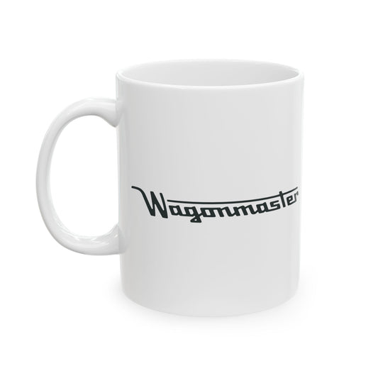Ceramic Mug — Retro Coffee Cup (11oz/15oz) - White
