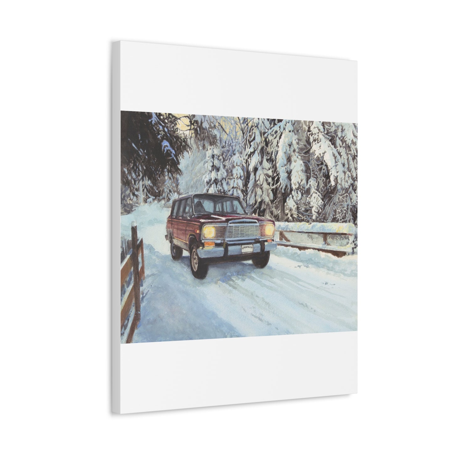 Winter Wonderland Stretched Canvas Art