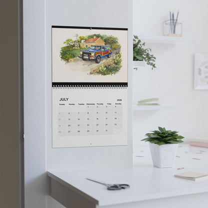 Wagonmaster 2026 Watercolors Calendar (12-Months)