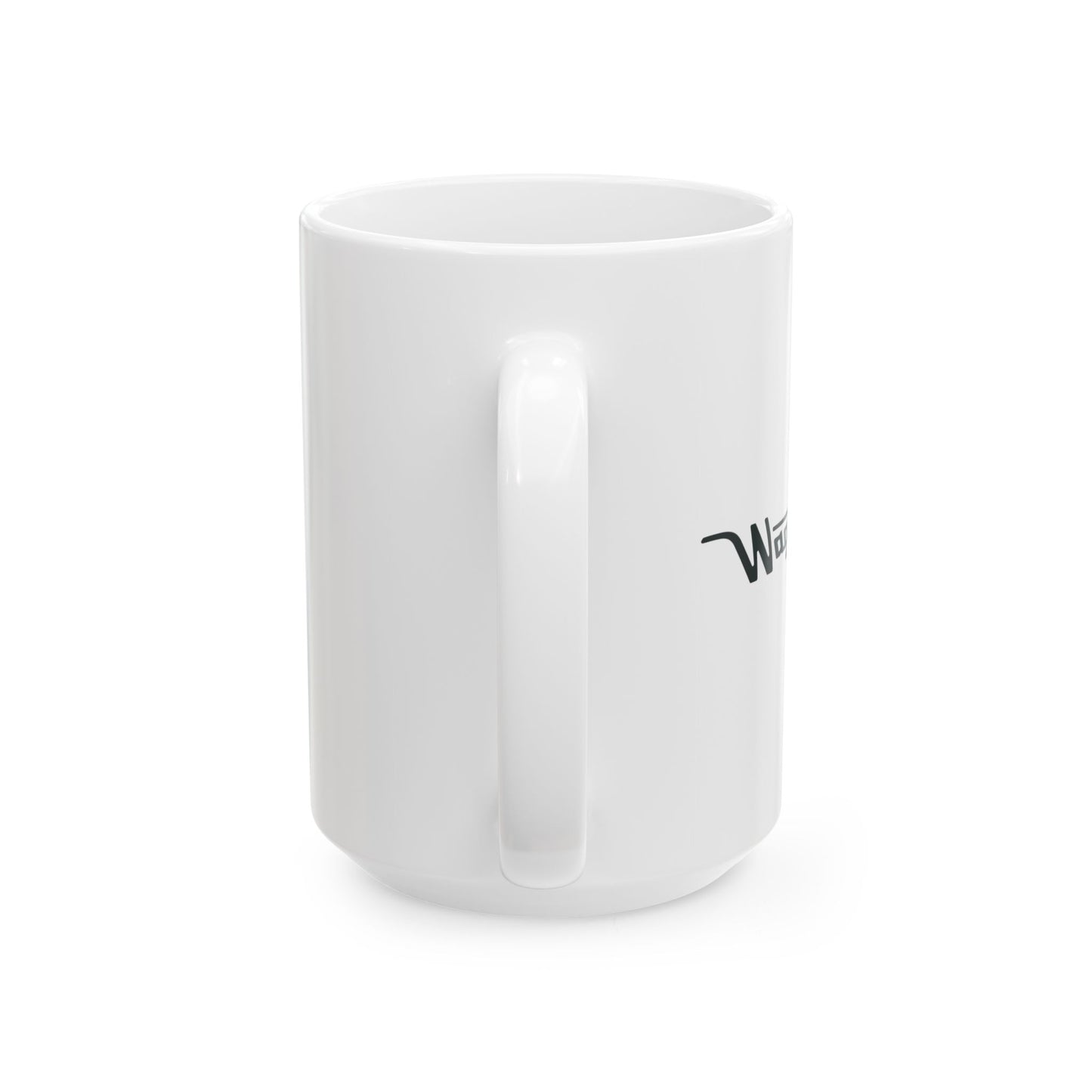 Ceramic Mug — Retro Coffee Cup (11oz/15oz) - White