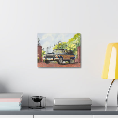Wagoneer At the Gates Stretched Canvas Art