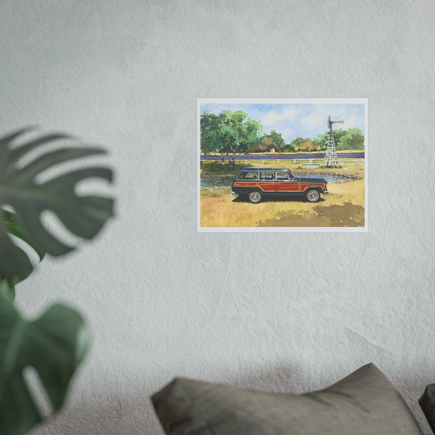 Hunter Green Wagoneer Poster - Multiple Sizes Available