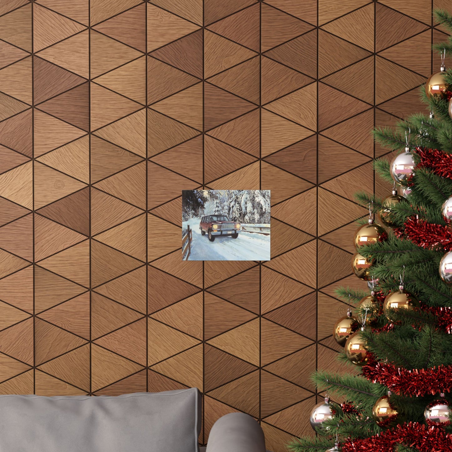 Winter Wonderland Wagoneer Poster