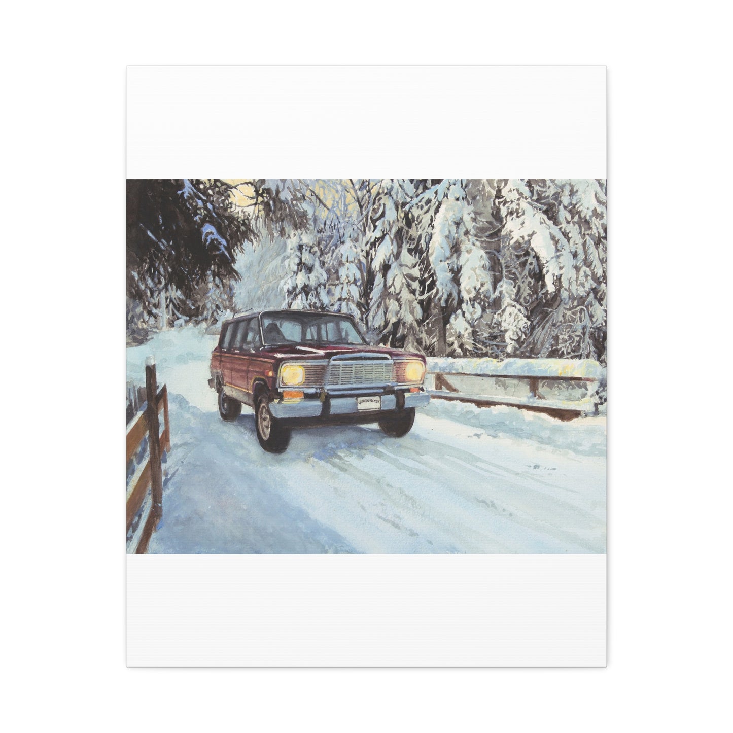 Winter Wonderland Stretched Canvas Art