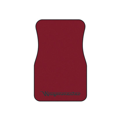 Wagonmaster Custom Fit Floor Mats - Burgundy w/ Black Logo