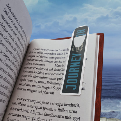 Journey On Bookmark — Metal Page Marker - Blue
