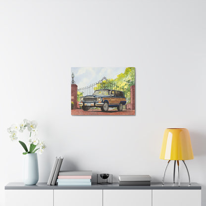 Wagoneer At the Gates Stretched Canvas Art