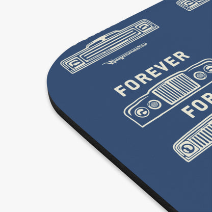For the Journey Mouse Pad - Navy Blue