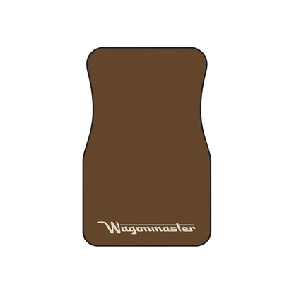 Wagonmaster Custom Fit Floor Mats - Nutmeg with Tan Logo