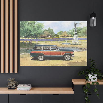Vintage Car Canvas Art Print