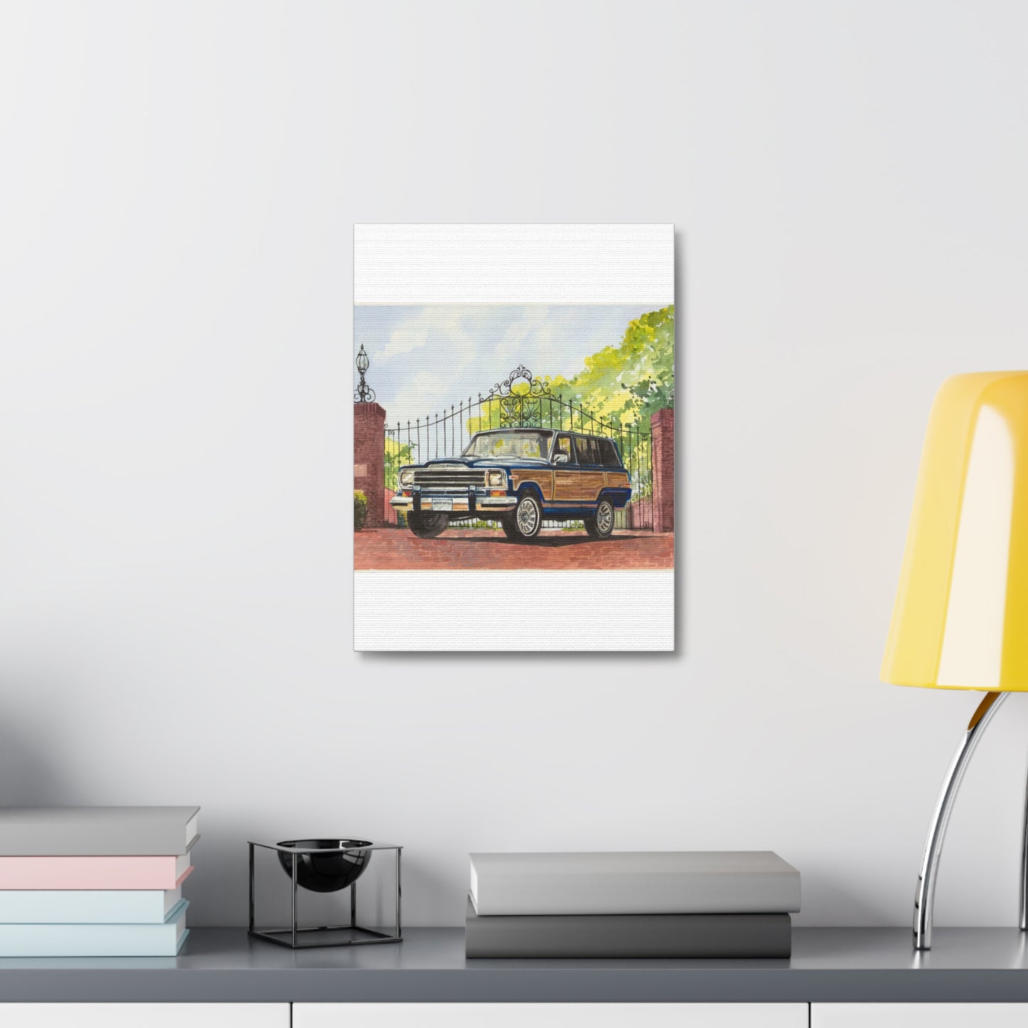 Wagoneer At the Gates Stretched Canvas Art