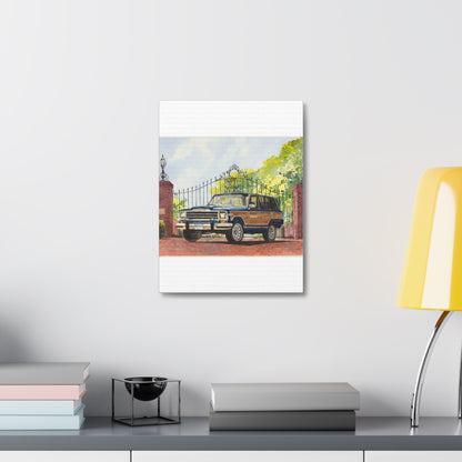 Wagoneer At the Gates Stretched Canvas Art