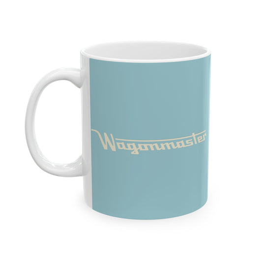 Ceramic Mug — Retro Coffee Cup (11oz/15oz) - Spinnaker Blue