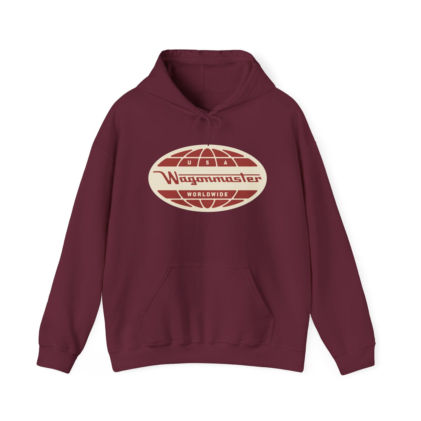 Wagonmaster Hoodie – Vintage Globe 'Wagonmaster Worldwide' Logo