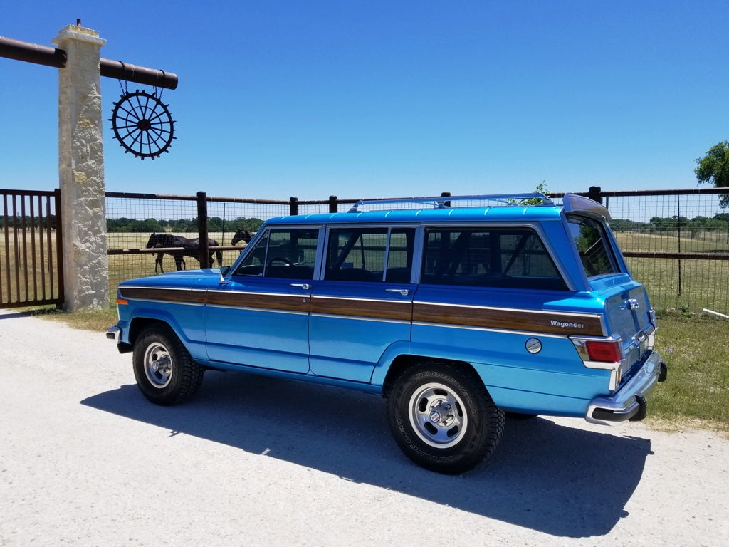 Wagonmaster THIN-STYLE Woodgrain for 1970's Wagoneers in Marine Teak (Same color as 1987-1991)