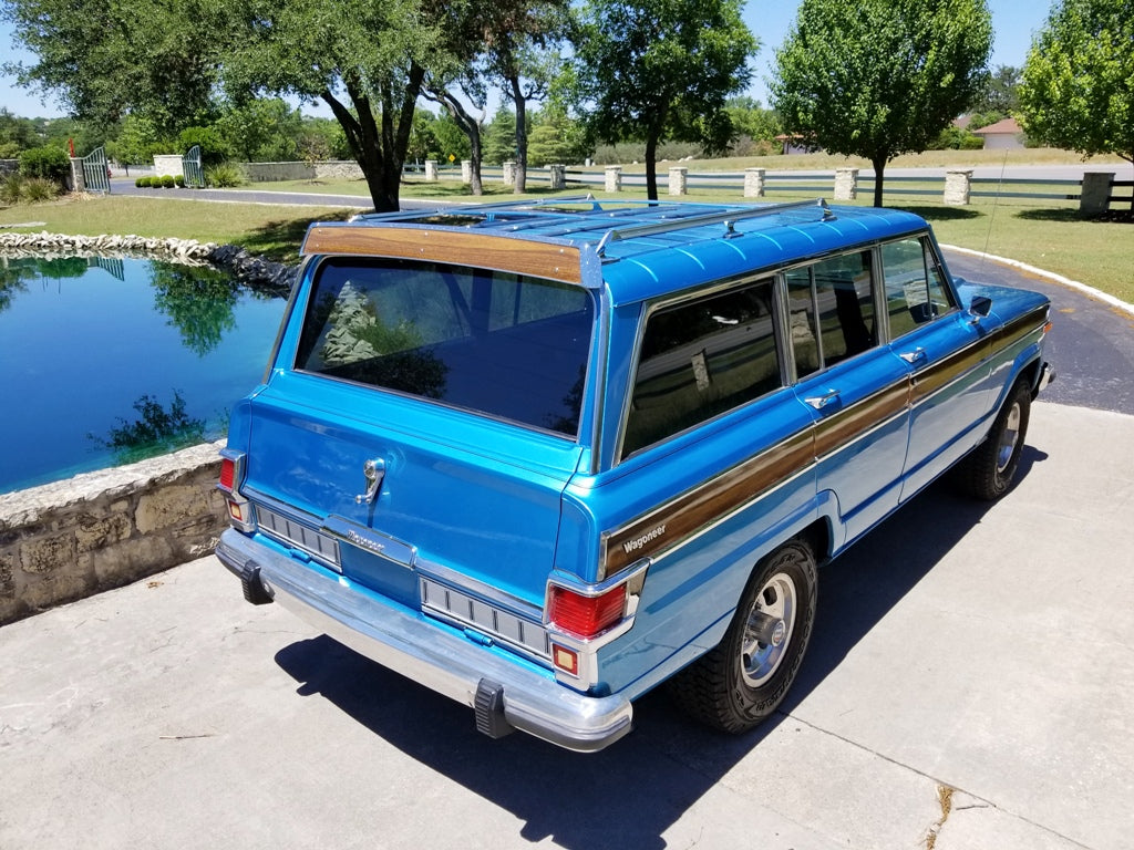 Wagonmaster THIN-STYLE Woodgrain for 1970's Wagoneers in Marine Teak (Same color as 1987-1991)