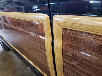 1979 - 1986 Grand Wagoneer Cherry Oak Woodgrain and Open Style Molding Kit Bundle - Now Accepting Pre-Orders!