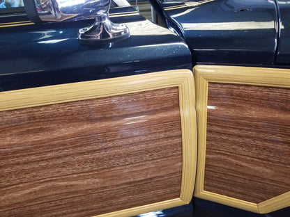 1987 - 1991 Grand Wagoneer Marine Teak Woodgrain and Closed-End Molding Kit Bundle - Now Accepting Pre-Orders!
