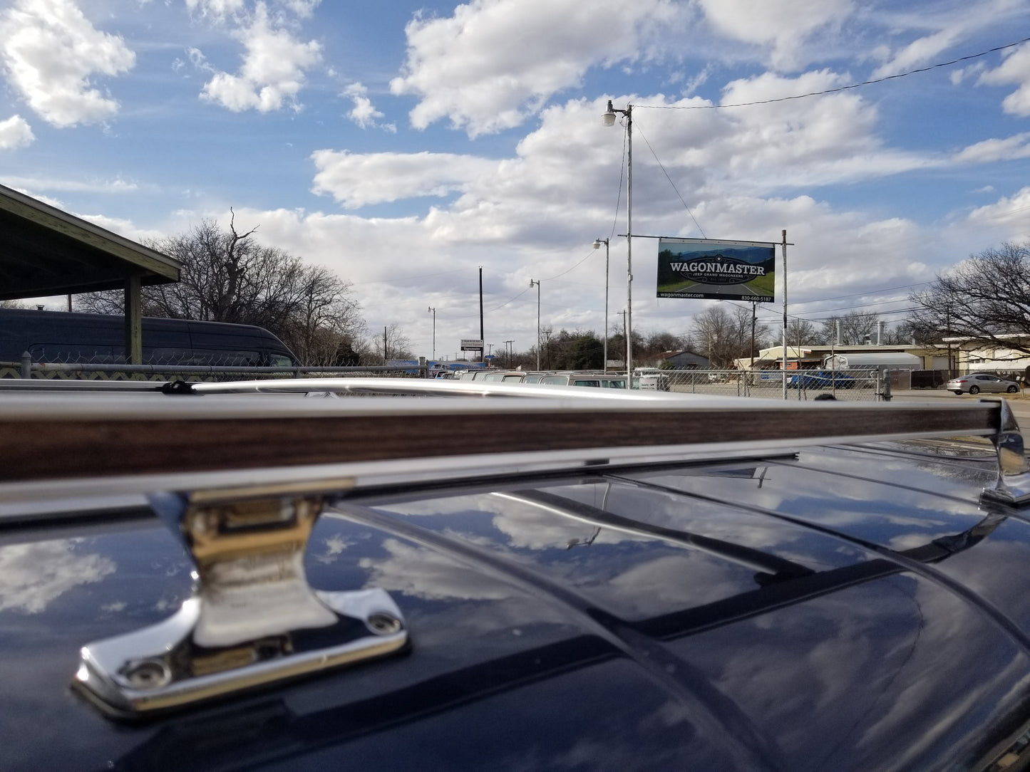 Roof Rack Woodgrain  - Marine Teak