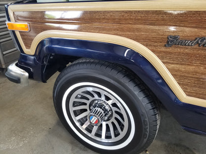 Wagonmaster Woodgrain 3M Vinyl cut-to-fit kits | Marine Teak for Jeep Grand Wagoneers 1987-1991 - Does not include molding trim