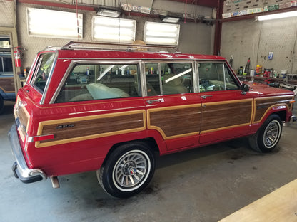 Wagonmaster Woodgrain 3M Vinyl cut-to-fit kits | Marine Teak for Jeep Grand Wagoneers 1987-1991 - Does not include molding trim