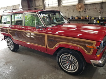 Wagonmaster Woodgrain 3M Vinyl cut-to-fit kits | Marine Teak for Jeep Grand Wagoneers 1987-1991 - Does not include molding trim