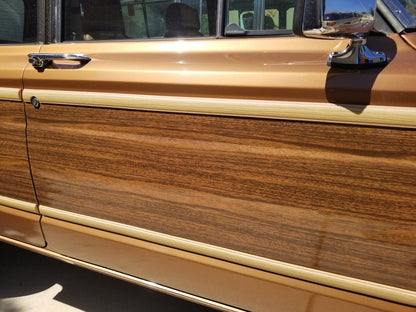 Wagonmaster Woodgrain 3M Vinyl cut-to-fit kits | Cherry Oak for Jeep Grand Wagoneers 1979-1986 - Does not include molding trim