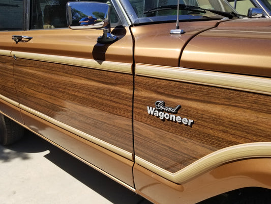 Wagonmaster Woodgrain 3M Vinyl cut-to-fit kits | Cherry Oak for Jeep Grand Wagoneers 1979-1986