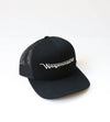 Wagonmaster Black Trucker Hat