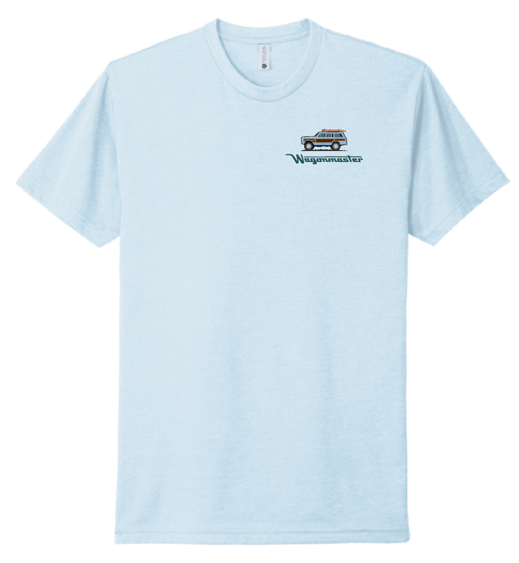 New Wagonmaster Beach Tees - Light Blue