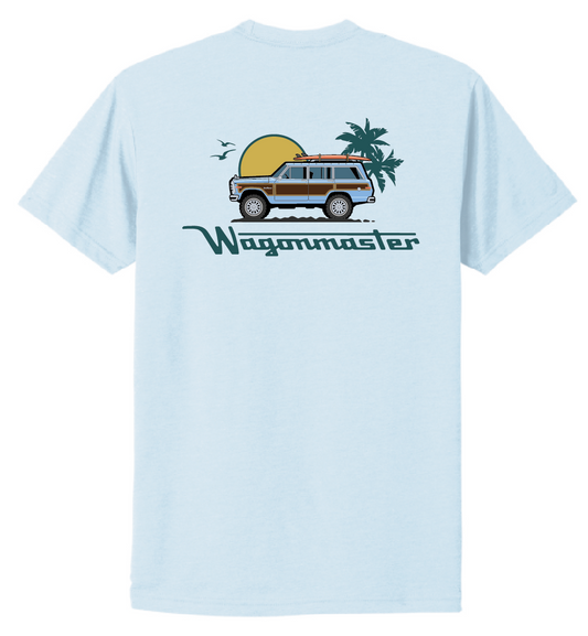 New Wagonmaster Beach Tees - Light Blue