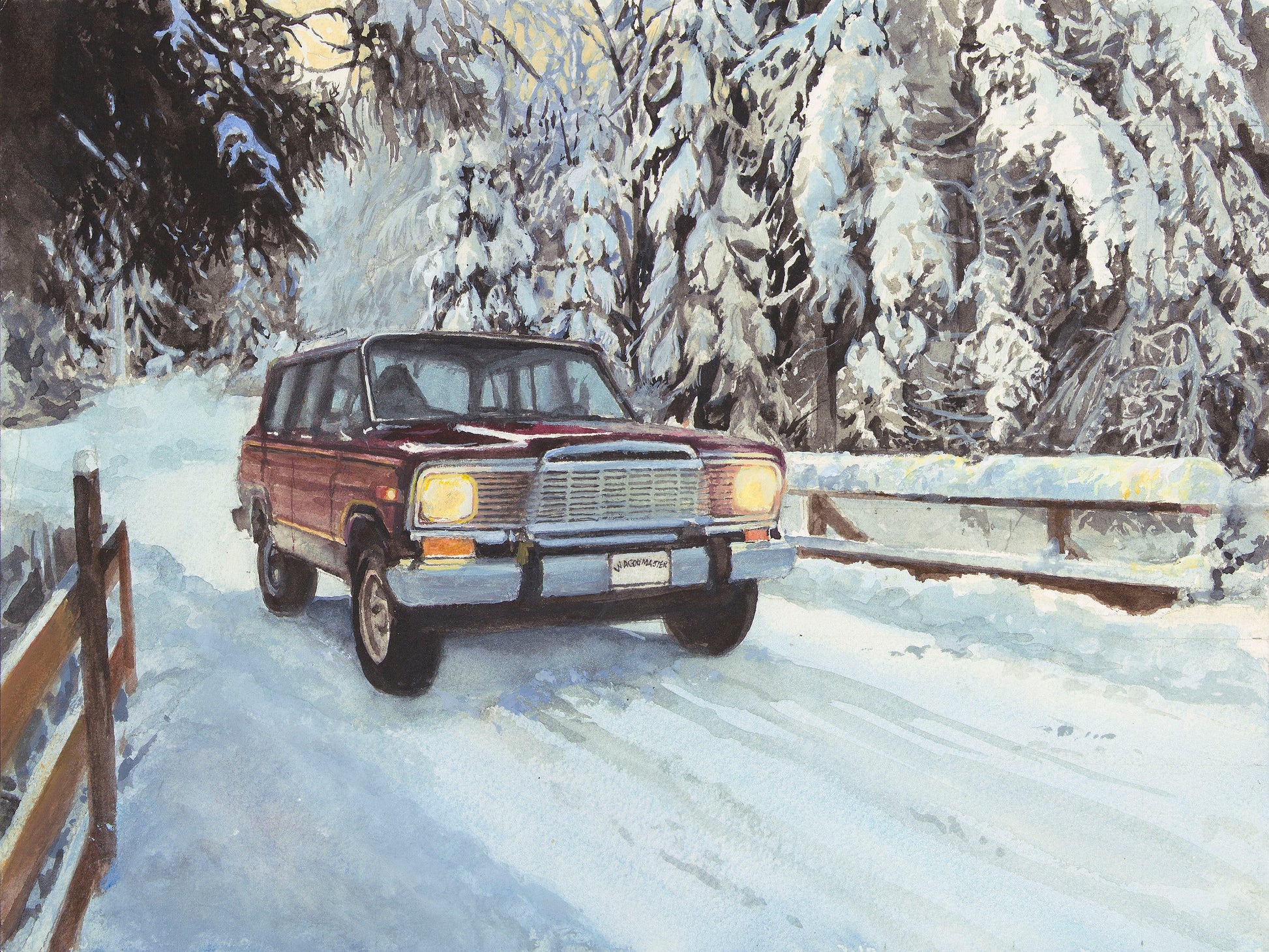 Print- Wagonmaster Wagoneer - Snow