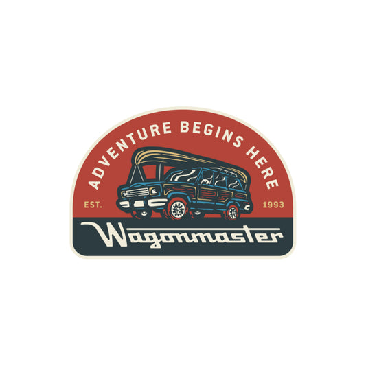 Grand Wagoneer Adventure Begins Here Sticker