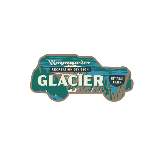 Glacier National Park - Grand Wagoneer Sticker - Wagonmaster