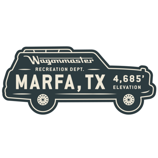 Marfa TX - Grand Wagoneer Sticker - Wagonmaster