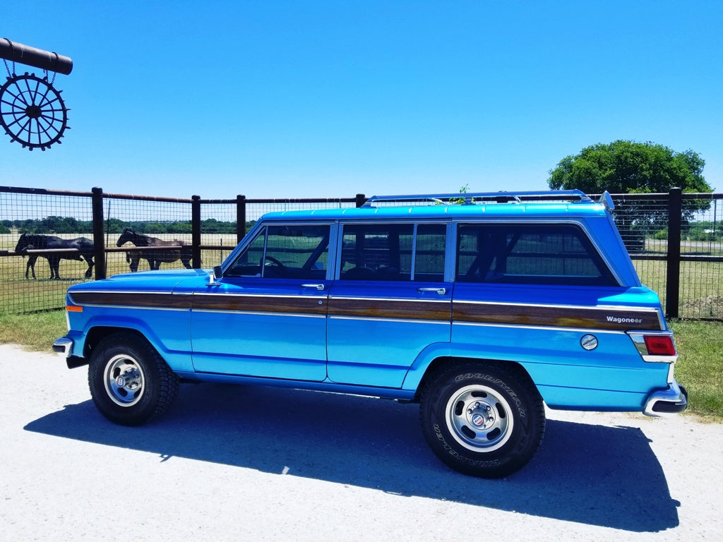 Wagonmaster THIN-STYLE Woodgrain for 1970's Wagoneers in Marine Teak (Same color as 1987-1991)