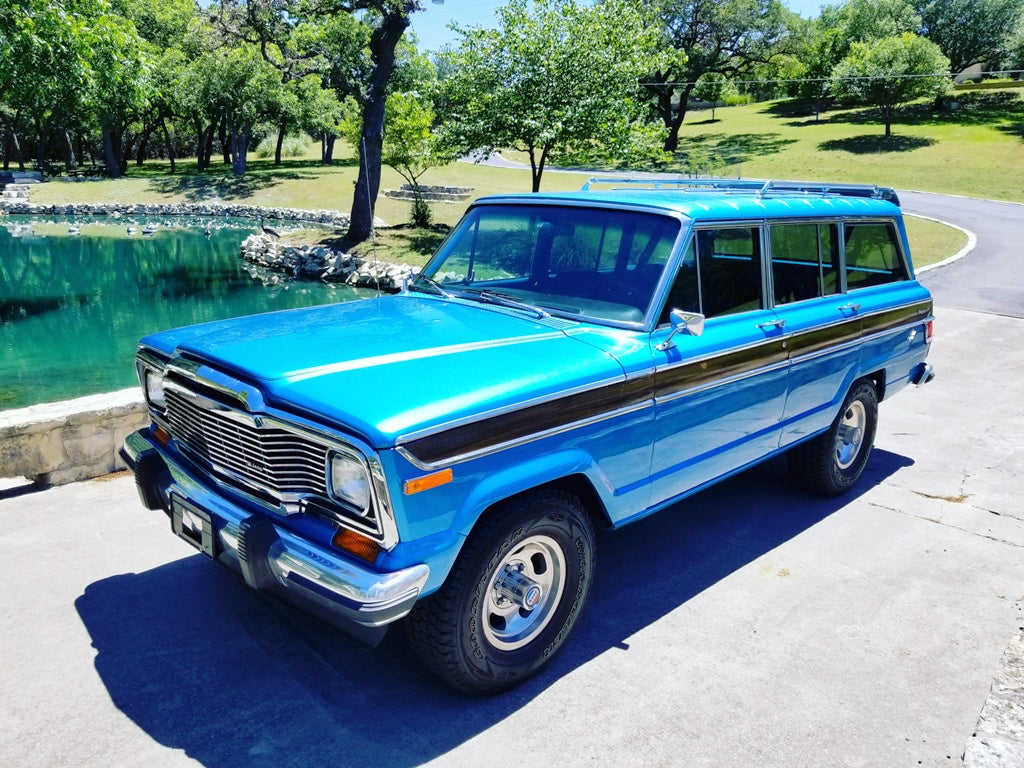 Wagonmaster THIN-STYLE Woodgrain for 1970's Wagoneers in Marine Teak (Same color as 1987-1991)