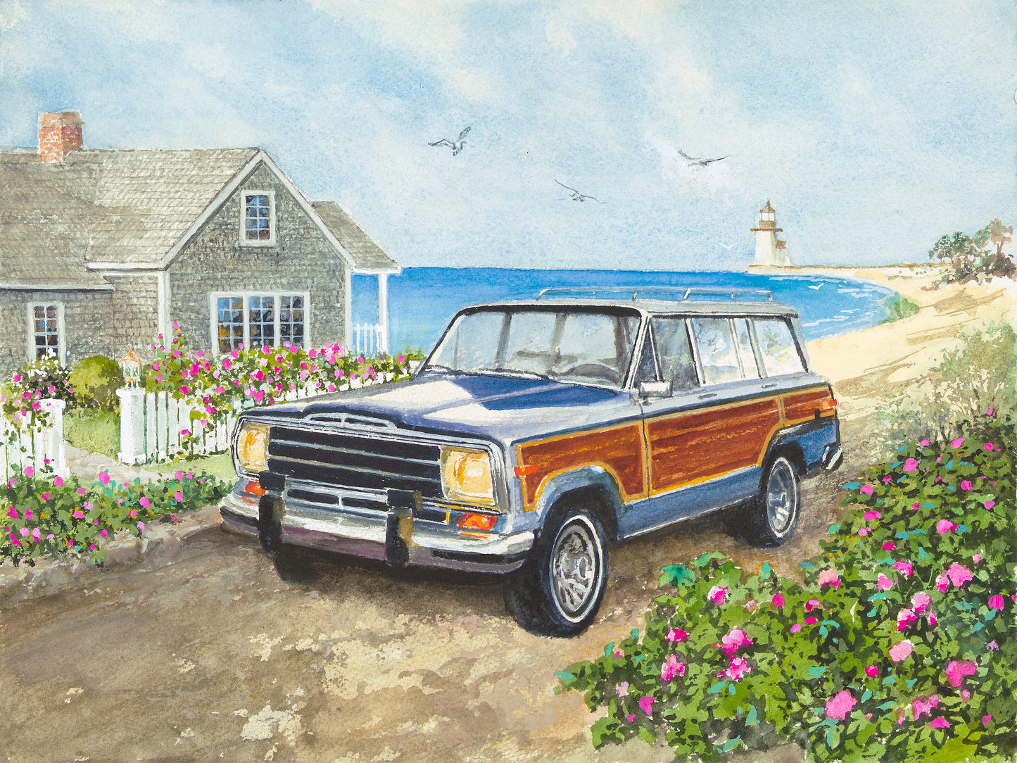 Wagonmaster Print - Beach