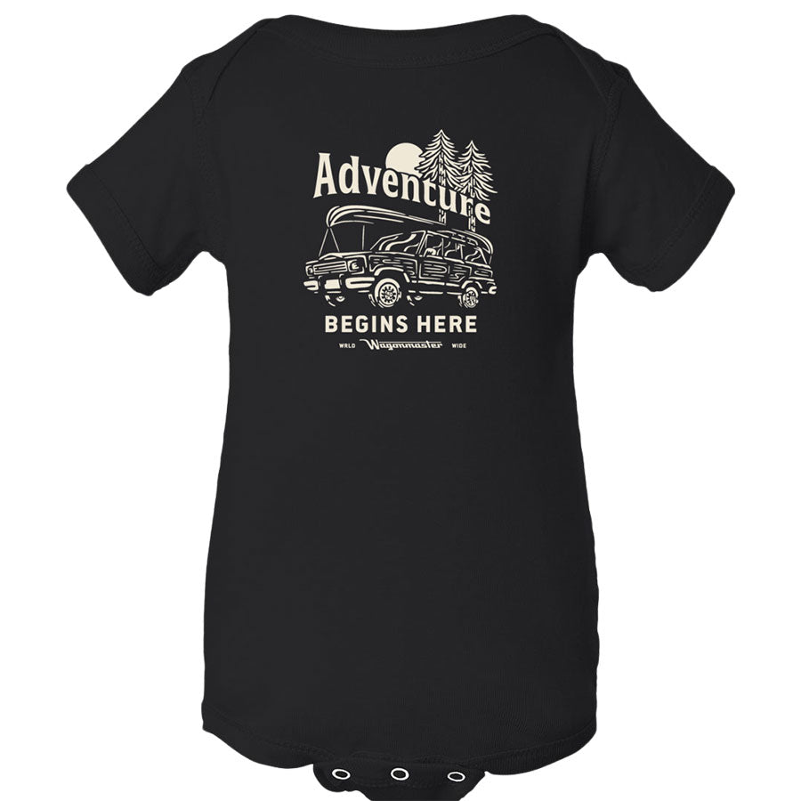 Wagonmaster Adventure Wagoneer Onesie - Black