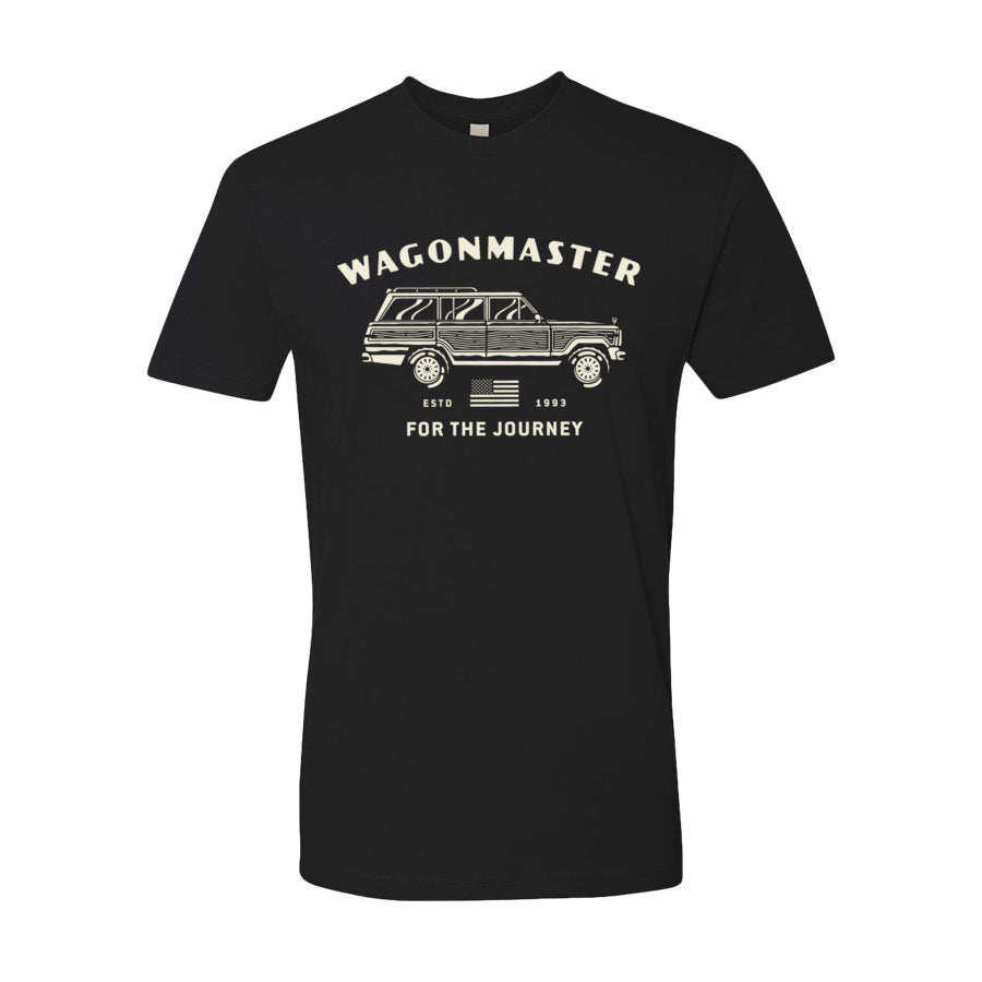 Wagonmaster Wagoneer T-shirt - For the Journey - Black