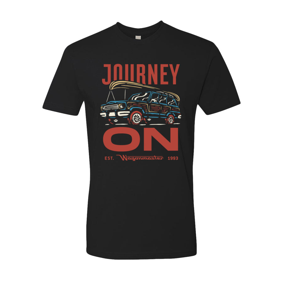 Wagoneer Journey On - Adult Shirt - Black - Wagonmaster 