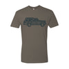 For The Journey Grand Wagoneer T-shirt - Warm Gray - Wagonmaster