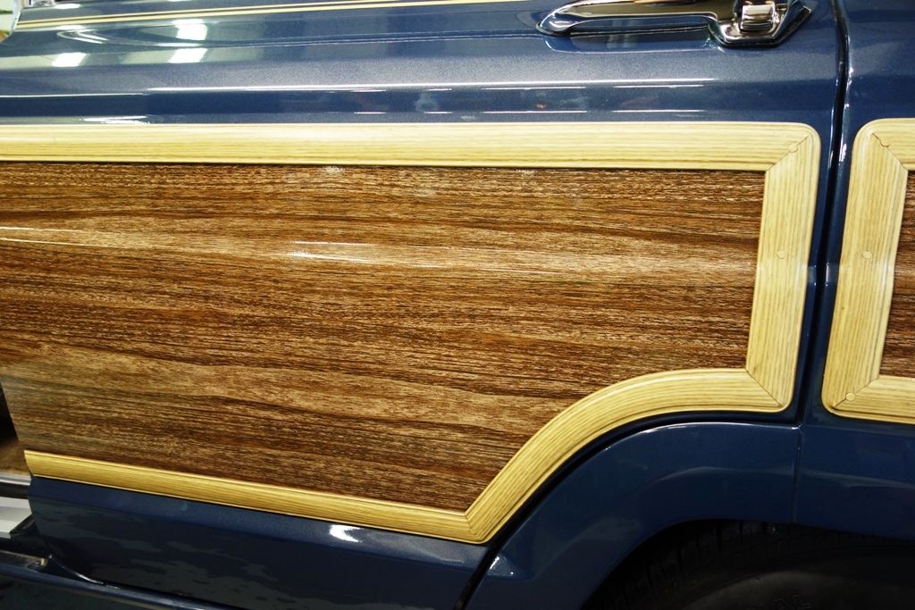 Wagonmaster Woodgrain 3M Vinyl cut-to-fit kits | Marine Teak for Jeep Grand Wagoneers 1987-1991